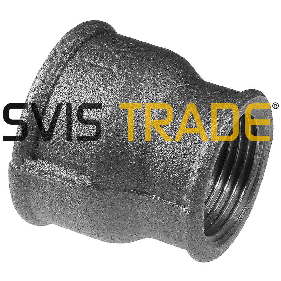 Černý nátrubek redukovaný 5/4