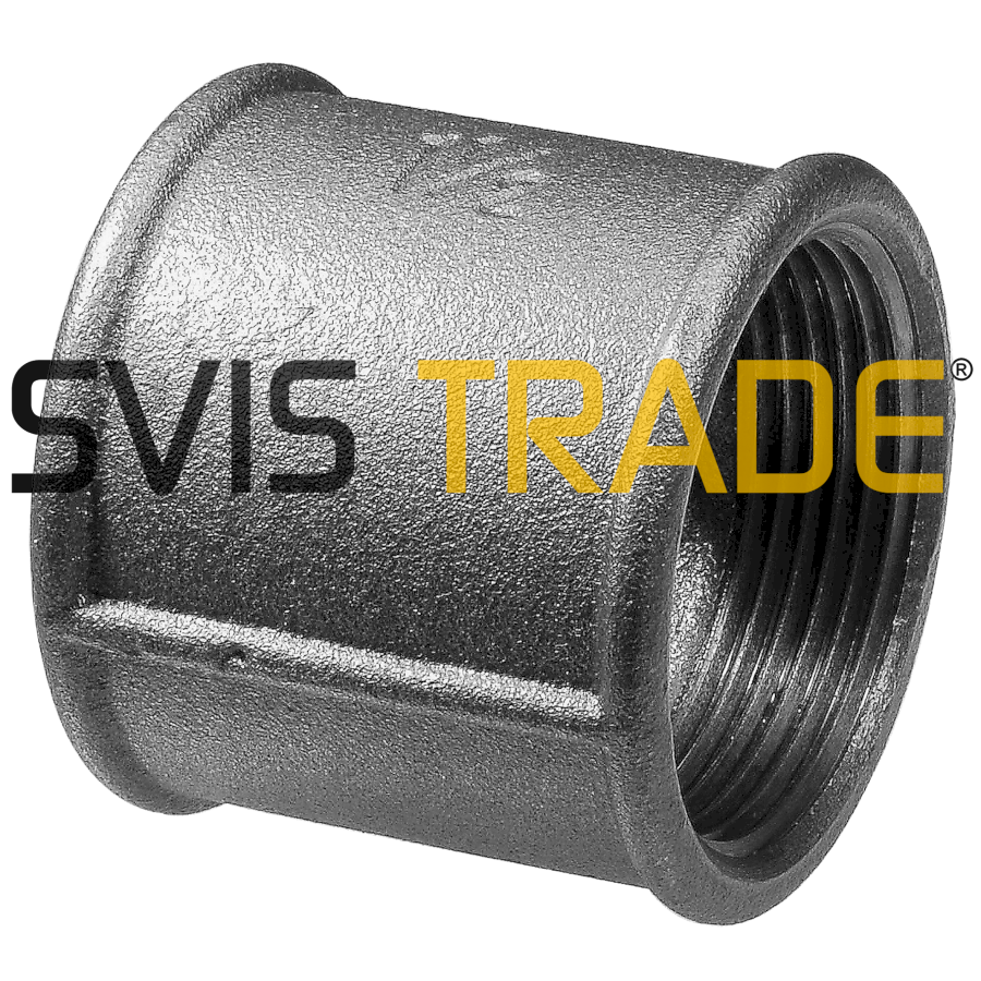 1176-fc270 Černý nátrubek 1/2